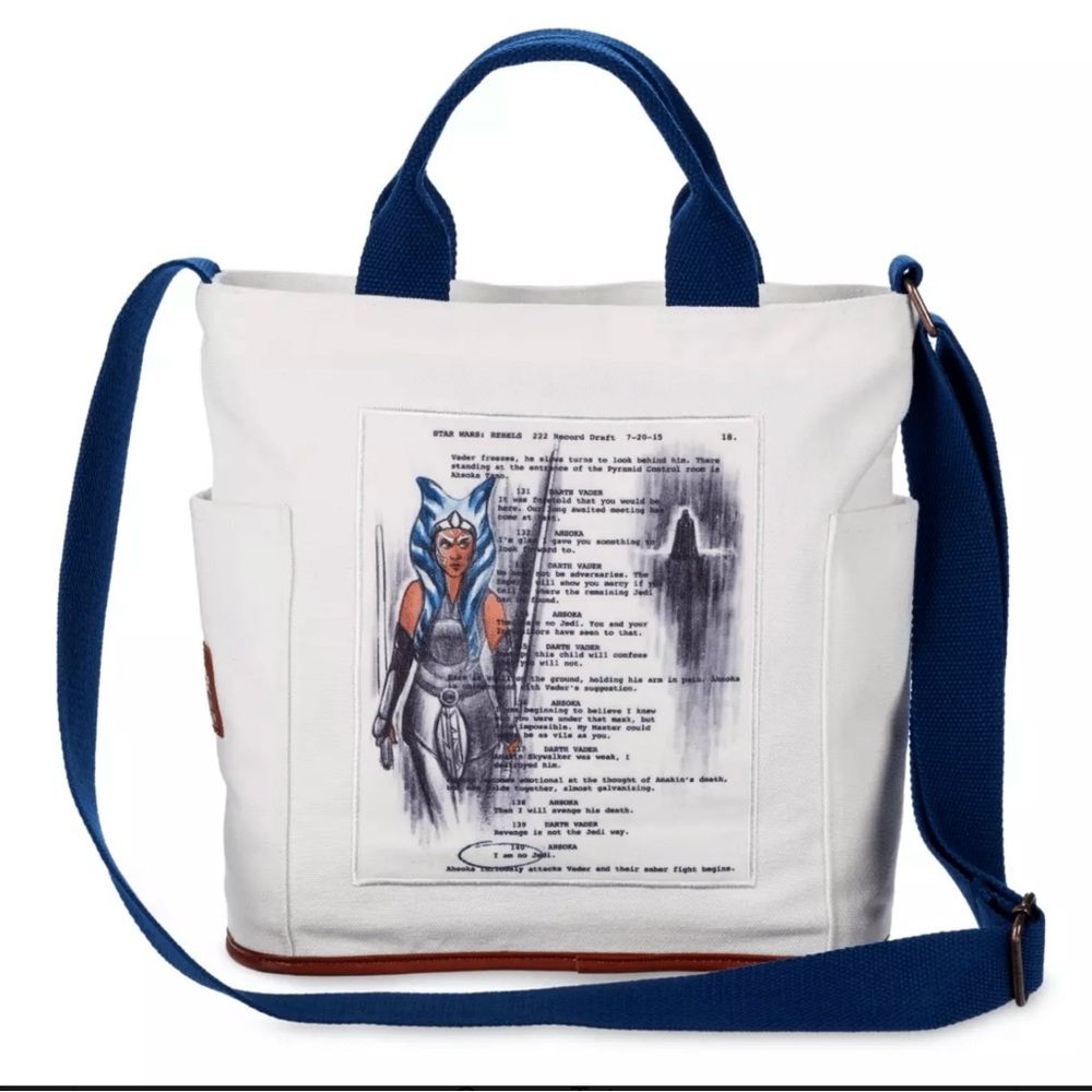 Disney Tote Bag - Ashley Eckstein Star Wars Ahsoka Tano Canvas Tote